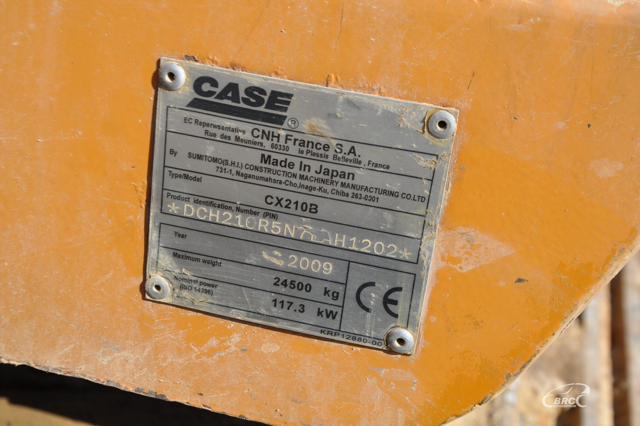 Excavadora de cadenas Case CX210: foto 10 Excavadora de cadenas Case CX210: foto 10