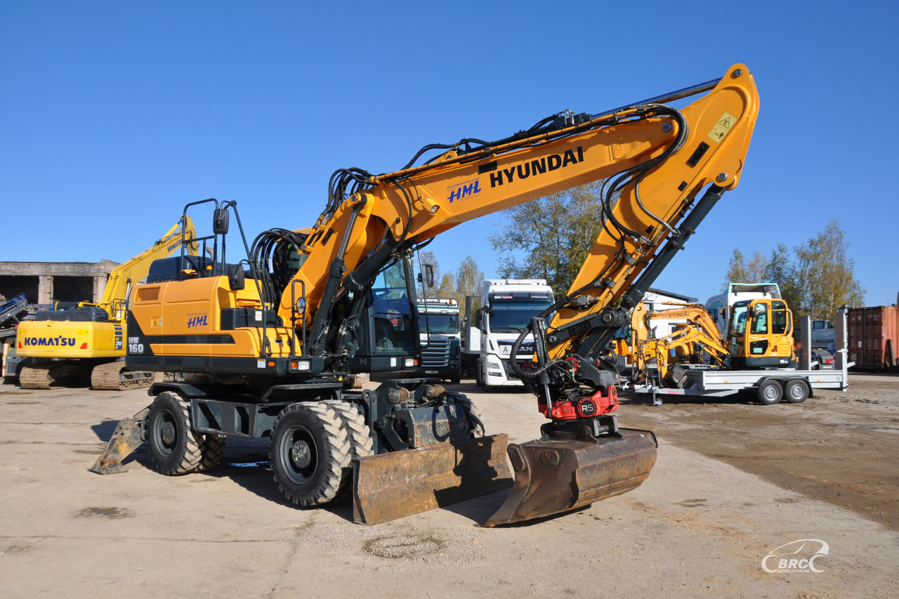 Excavadora de ruedas Hyundai HW160: foto 8