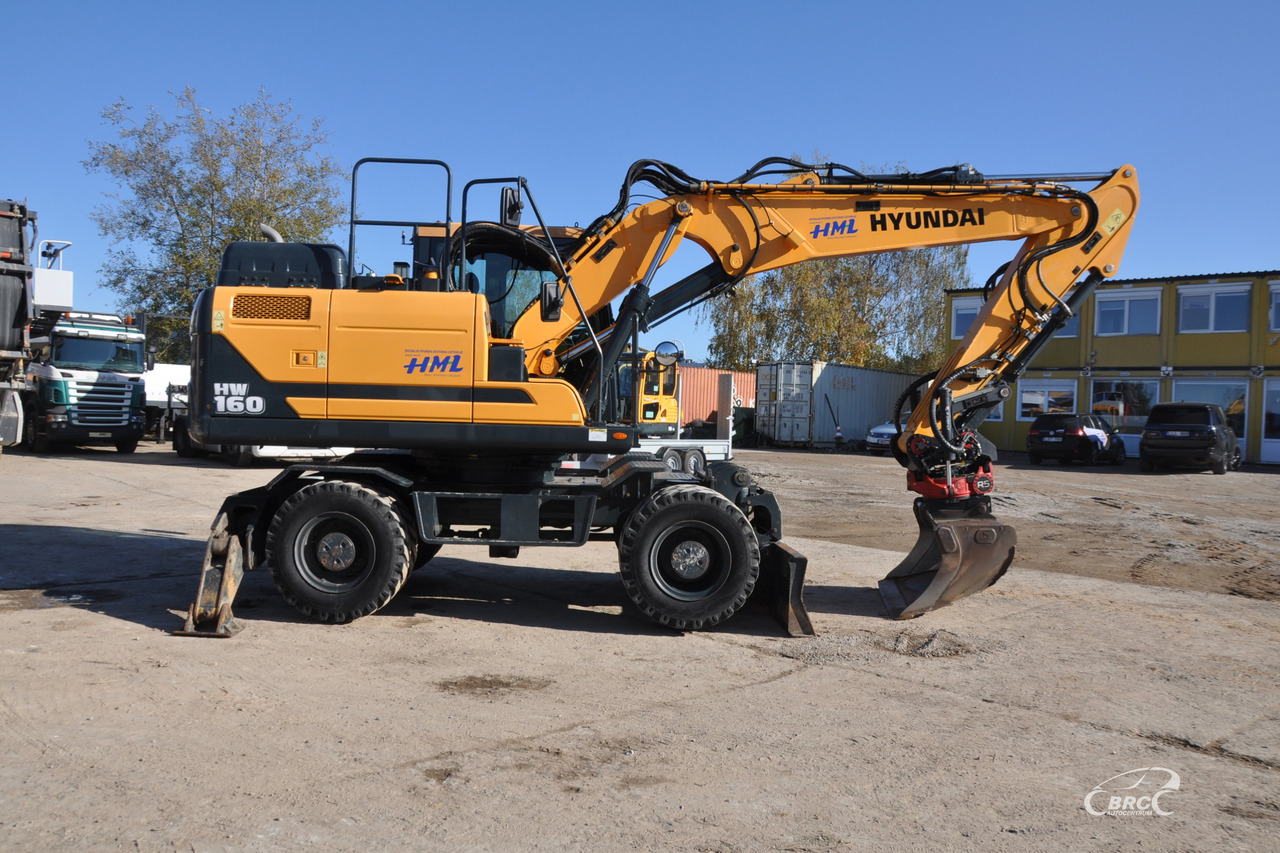 Excavadora de ruedas Hyundai HW160: foto 7