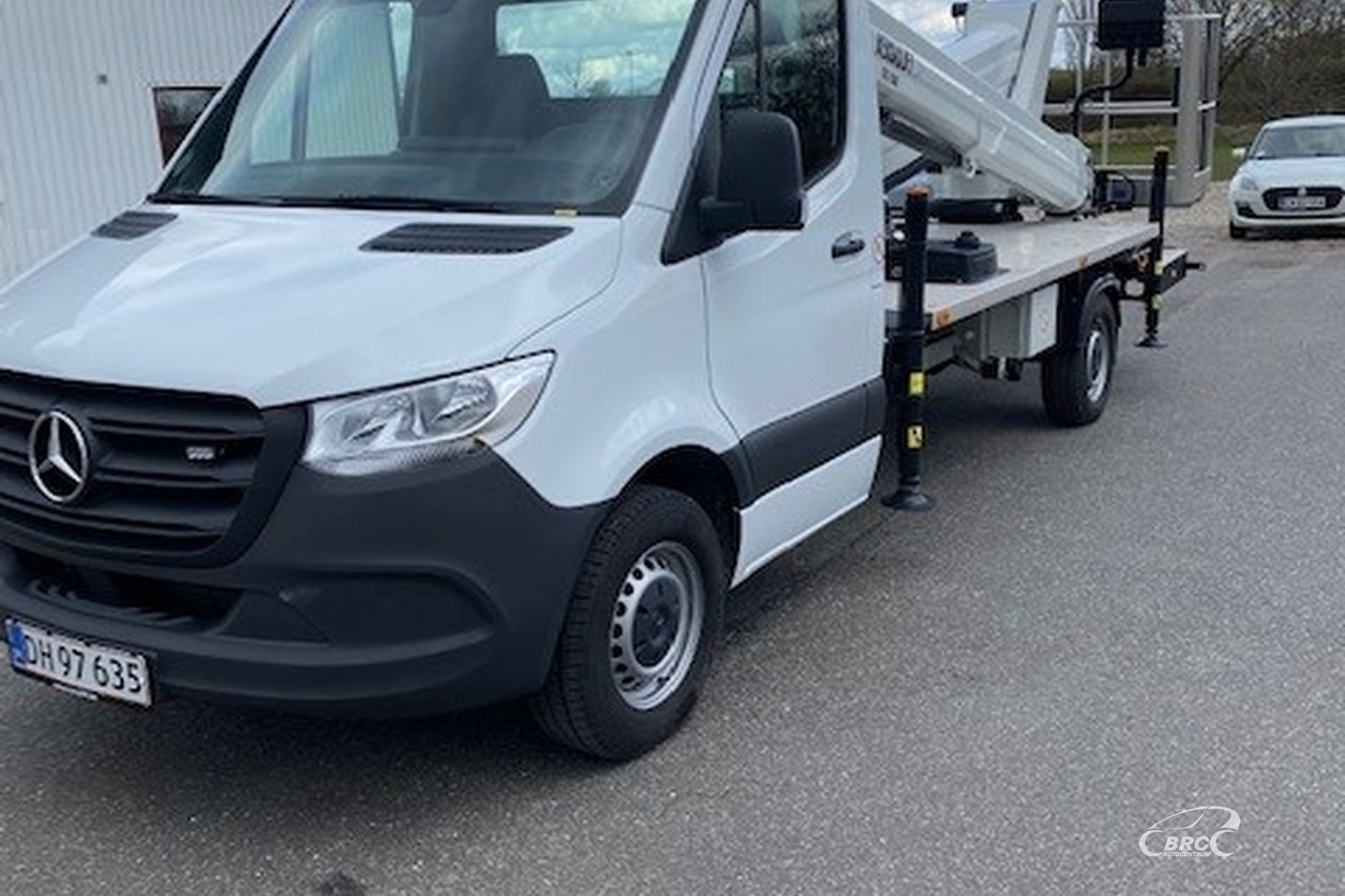 Camión con plataforma elevadora nuevo Mercedes-Benz Sprinter: foto 9