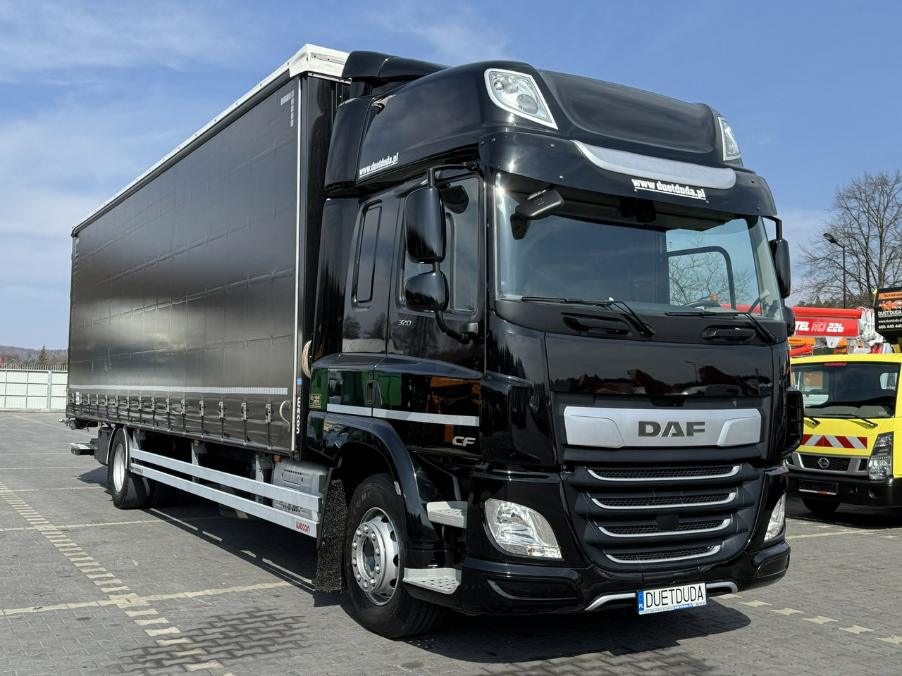 DAF CF 320 E6 Winda Firana Tył Drzwi Dach Zsuwany Długi 9.40m - Camión lona: foto 3 DAF CF 320 E6 Winda Firana Tył Drzwi Dach Zsuwany Długi 9.40m - Camión lona: foto 3