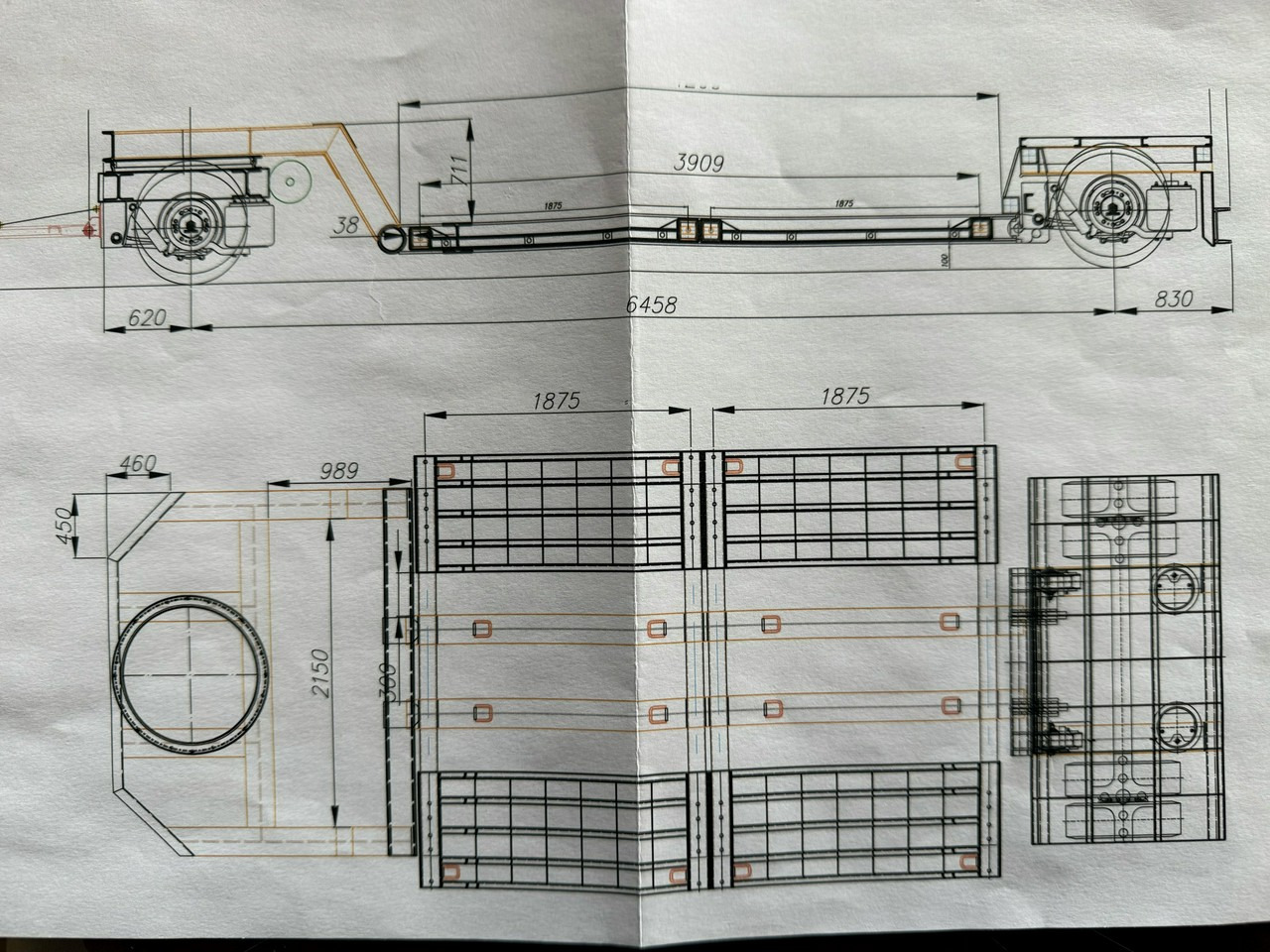 EMTECH 2 osiowa PCN 18 TIEFBETT Zagłębiana Rozciągana Oś Skrętna UNIKAT - Semirremolque góndola rebajadas: foto 4 EMTECH 2 osiowa PCN 18 TIEFBETT Zagłębiana Rozciągana Oś Skrętna UNIKAT - Semirremolque góndola rebajadas: foto 4