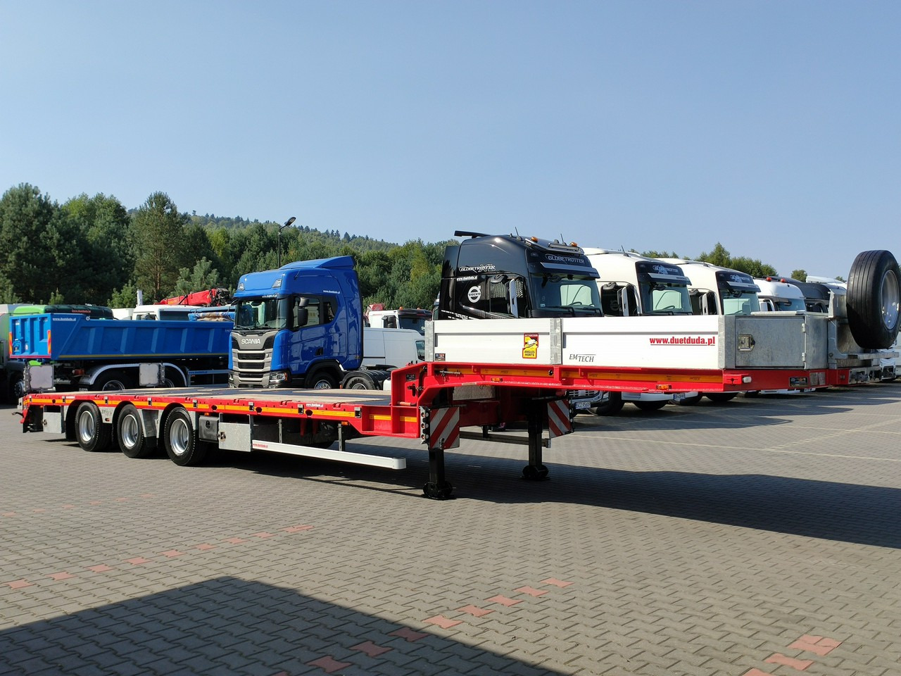 EMTECH Ład-33.3 tony 3osie Tylna oś skrętna Przednia Podnoszona - Semirremolque góndola rebajadas: foto 3 EMTECH Ład-33.3 tony 3osie Tylna oś skrętna Przednia Podnoszona - Semirremolque góndola rebajadas: foto 3