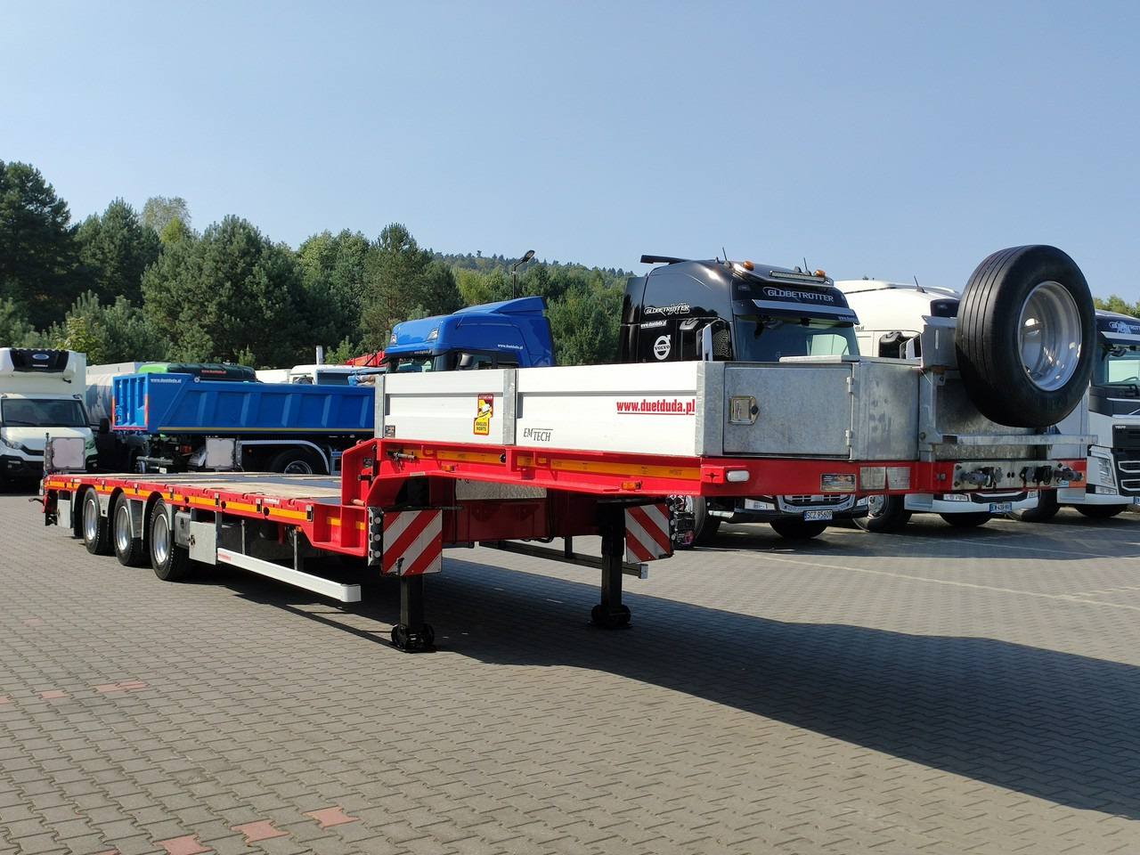 EMTECH Ład-33.3 tony 3osie Tylna oś skrętna Przednia Podnoszona - Semirremolque góndola rebajadas: foto 5 EMTECH Ład-33.3 tony 3osie Tylna oś skrętna Przednia Podnoszona - Semirremolque góndola rebajadas: foto 5