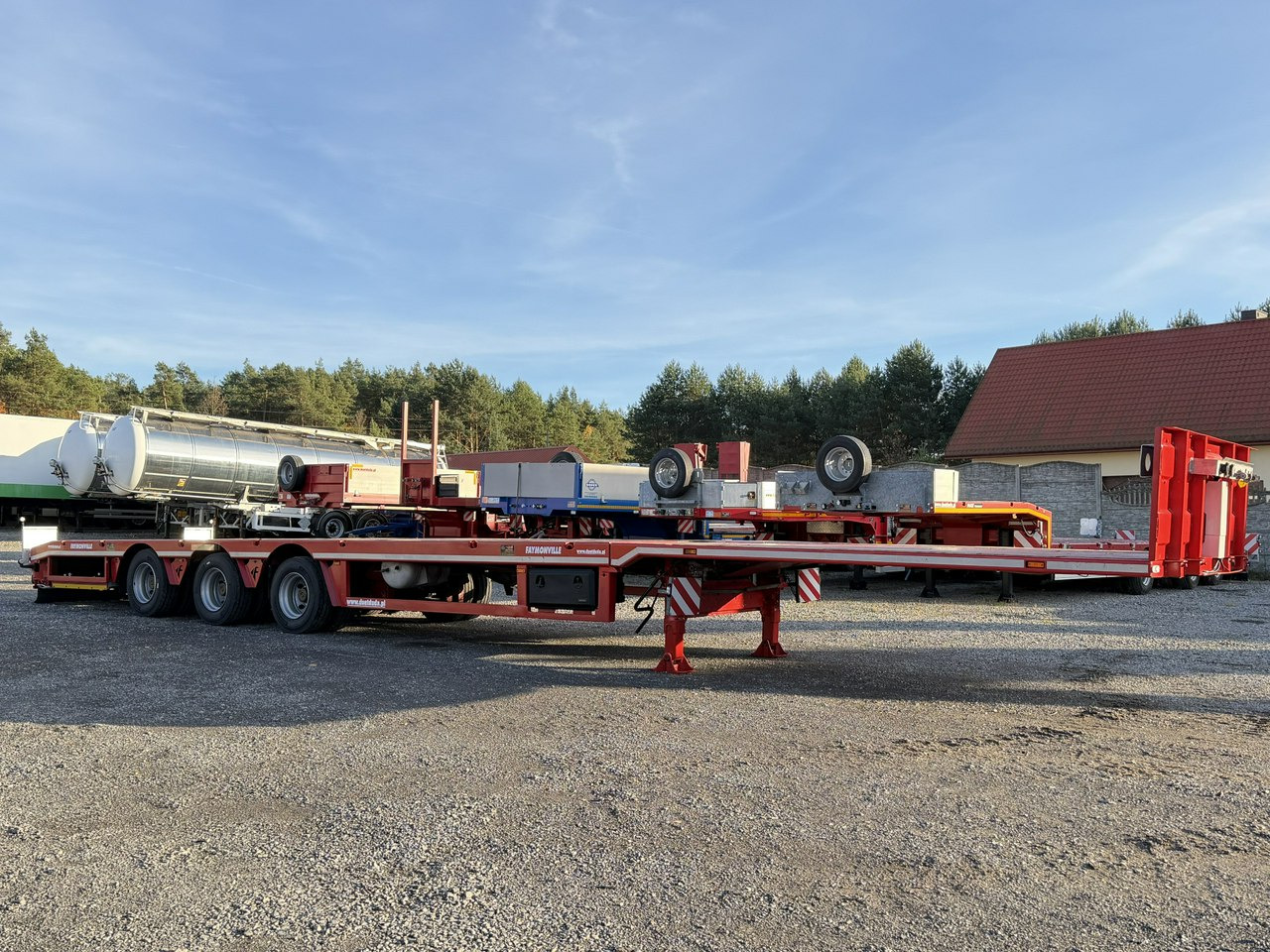 Faymonville Niskopodłogowa Telemega Rozciągana 7m 3-Osiowa Oś skrętna - Semirremolque góndola rebajadas: foto 2 Faymonville Niskopodłogowa Telemega Rozciągana 7m 3-Osiowa Oś skrętna - Semirremolque góndola rebajadas: foto 2