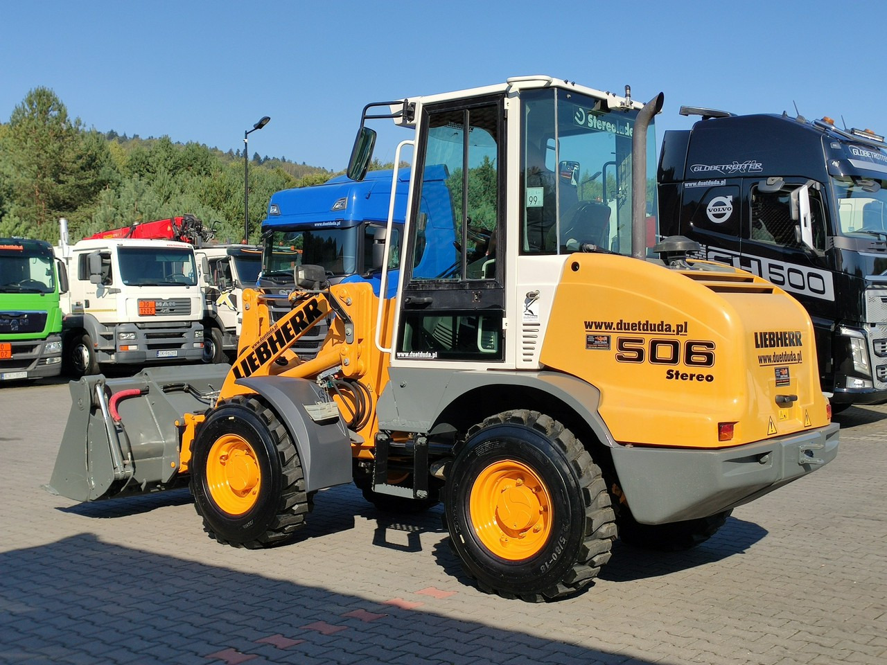 Cargadora articulada Liebherr L 506 STEREO Szybkozłącze / Łyżka Krokodyl + Widły Waga 6300kg: foto 11