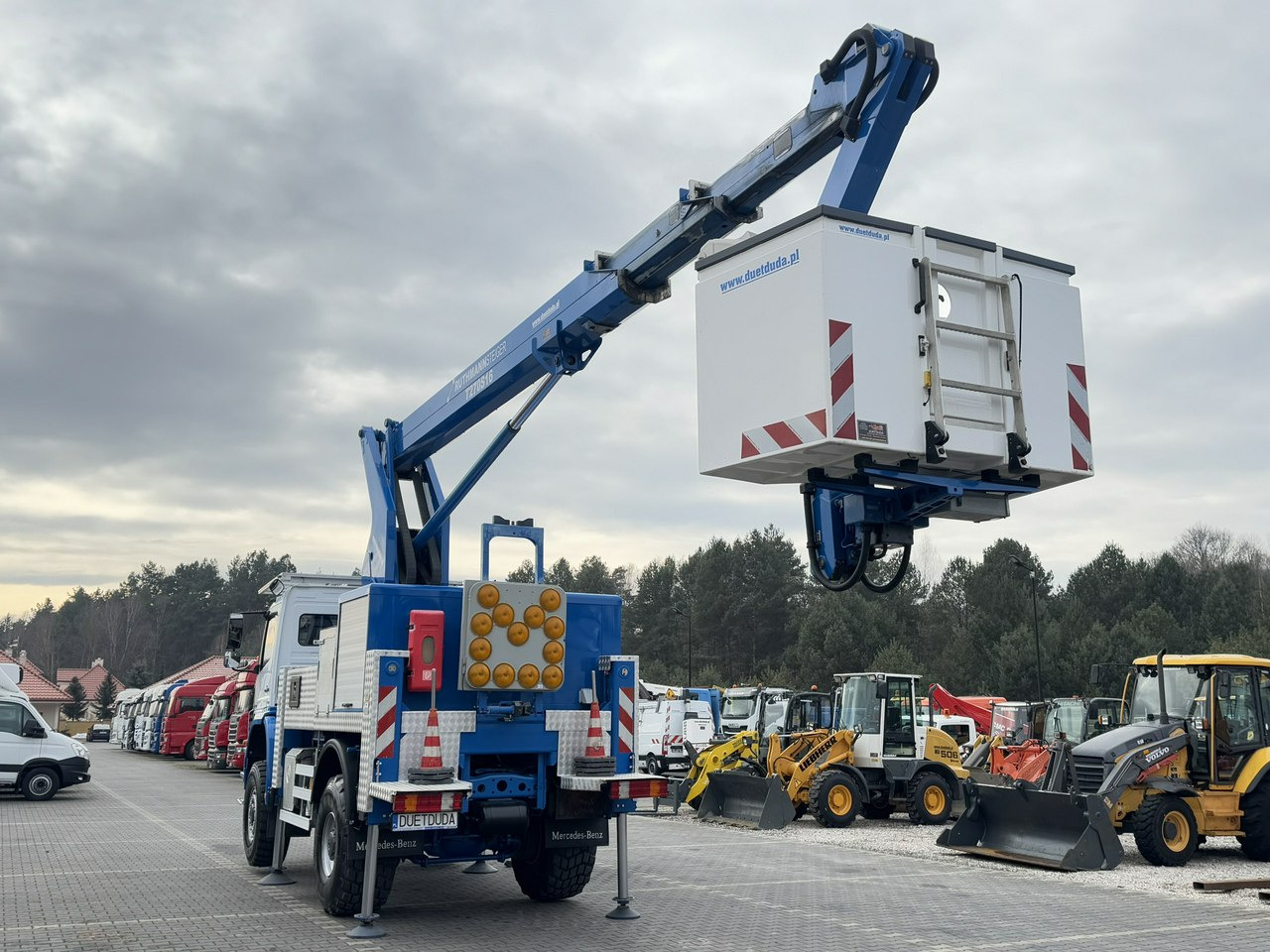 Camión con plataforma elevadora Mercedes AXOR 1829 4x4 Zwyżka RUTHMANN STEIGER T270S16 Podnośnik Koszowy: foto 26