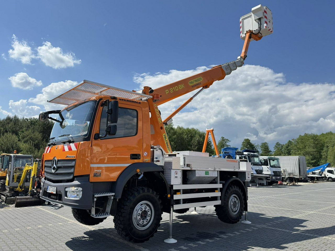 Mercedes Atego 718 E6 4x4 Zwyżka PALFINGER P210 BK Podnośnik Koszowy - Camión con plataforma elevadora: foto 3 Mercedes Atego 718 E6 4x4 Zwyżka PALFINGER P210 BK Podnośnik Koszowy - Camión con plataforma elevadora: foto 3