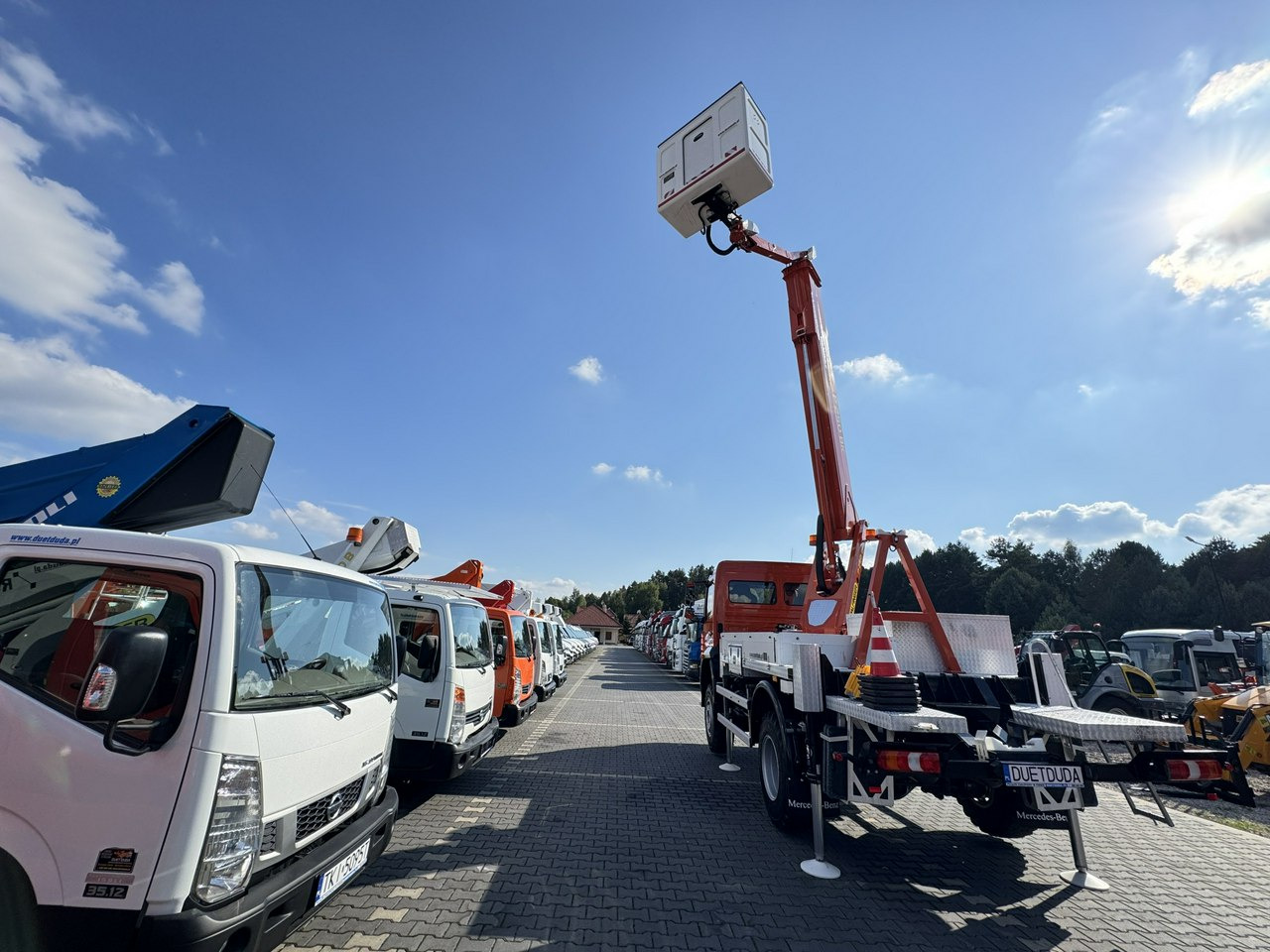 Camión con plataforma elevadora Mercedes Atego 818 E6 4x4 Zwyżka PALFINGER P250 BK Podnośnik Koszowy: foto 27