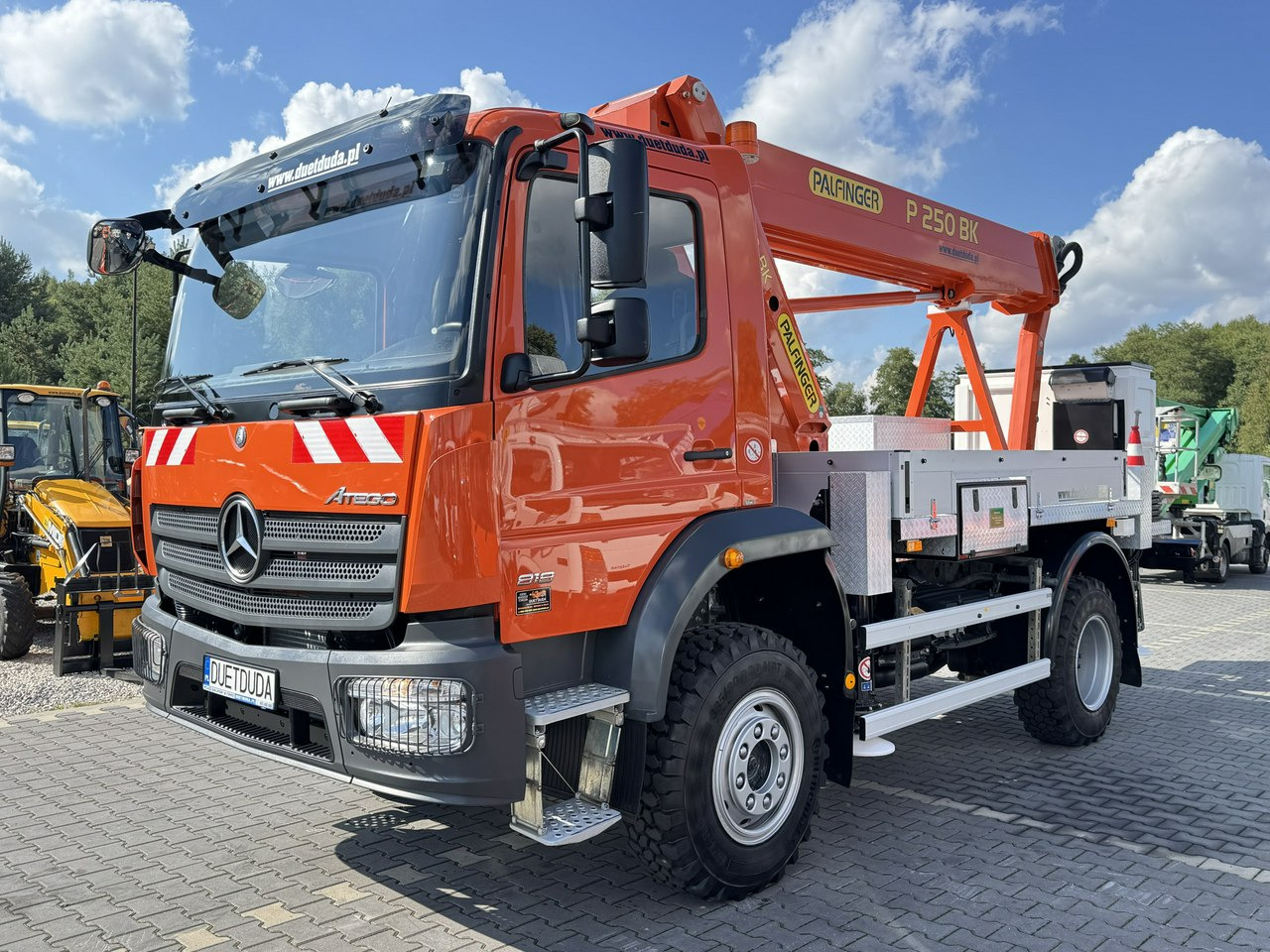 Camión con plataforma elevadora Mercedes Atego 818 E6 4x4 Zwyżka PALFINGER P250 BK Podnośnik Koszowy: foto 8