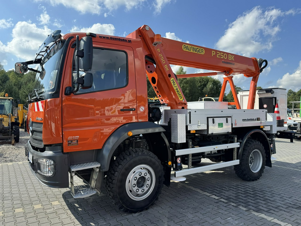 Camión con plataforma elevadora Mercedes Atego 818 E6 4x4 Zwyżka PALFINGER P250 BK Podnośnik Koszowy: foto 10