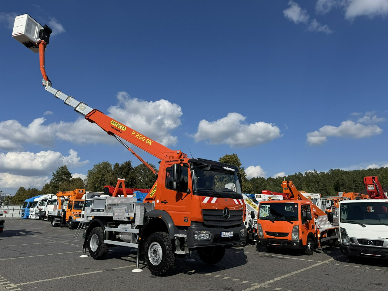 Camión con plataforma elevadora Mercedes Atego 818 E6 4x4 Zwyżka PALFINGER P250 BK Podnośnik Koszowy: foto 15