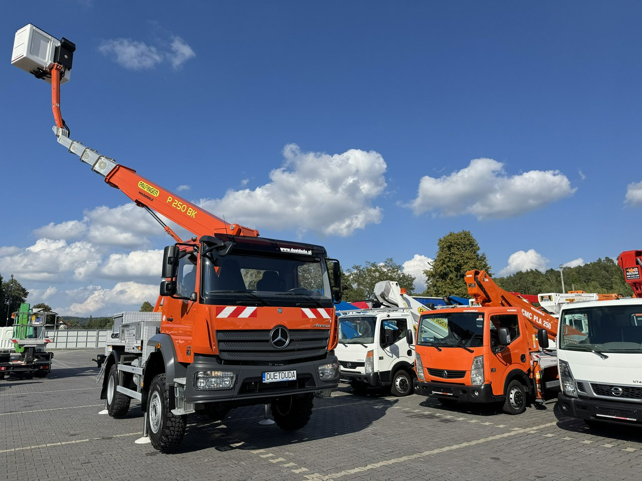 Camión con plataforma elevadora Mercedes Atego 818 E6 4x4 Zwyżka PALFINGER P250 BK Podnośnik Koszowy: foto 13