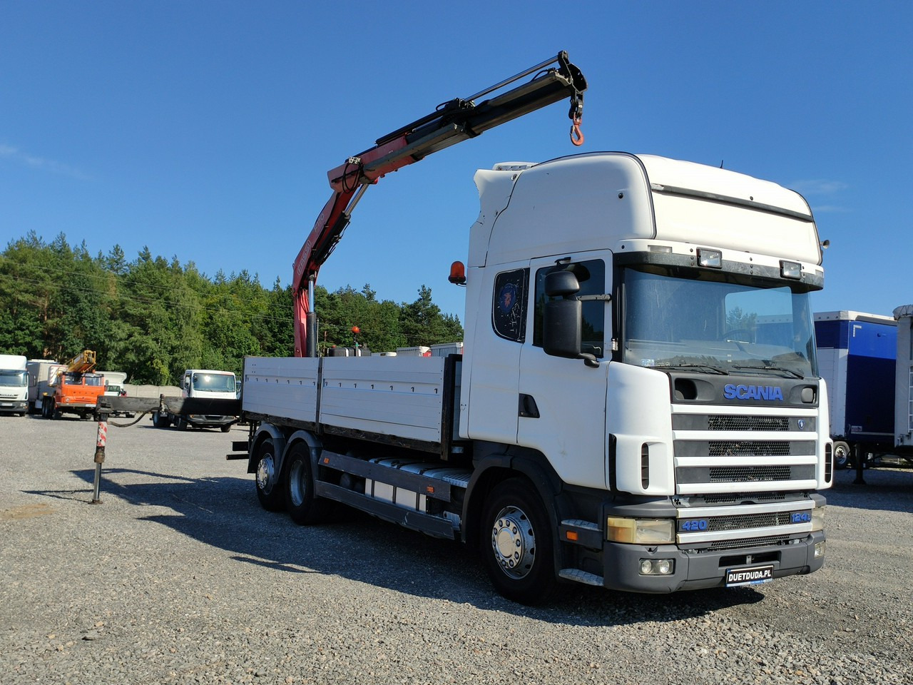 Scania 124L 420 6x2 Retarder HDS FASSI F170 Budowlanka - Camión caja abierta, Camión grúa: foto 3 Scania 124L 420 6x2 Retarder HDS FASSI F170 Budowlanka - Camión caja abierta, Camión grúa: foto 3