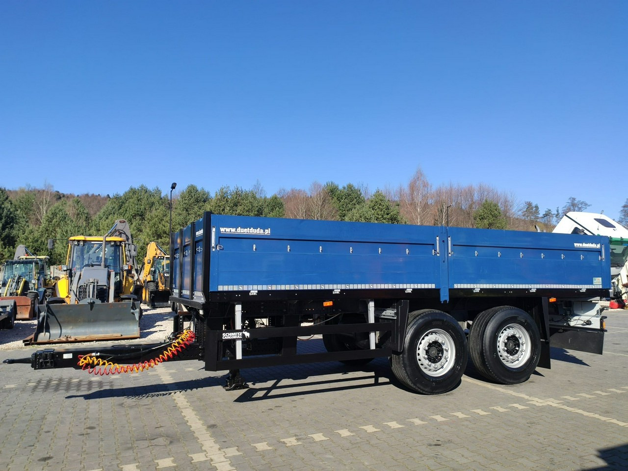 Schmitz Cargobull Ciężarowa 2-osiowa na poduszkach Tandem Stan Unikat !!! - Remolque plataforma/ Caja abierta: foto 3 Schmitz Cargobull Ciężarowa 2-osiowa na poduszkach Tandem Stan Unikat !!! - Remolque plataforma/ Caja abierta: foto 3