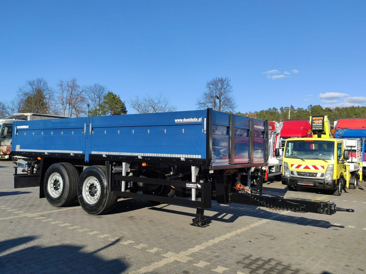 Schmitz Cargobull Ciężarowa 2-osiowa na poduszkach Tandem Stan Unikat !!! - Remolque plataforma/ Caja abierta: foto 5 Schmitz Cargobull Ciężarowa 2-osiowa na poduszkach Tandem Stan Unikat !!! - Remolque plataforma/ Caja abierta: foto 5