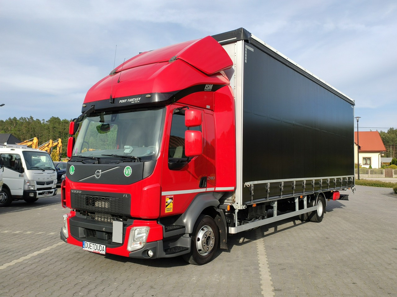 Volvo FL12.240 E6 Firana Tył Drzwi Dach Zsuwany Bogato Wyposażony !!! - Camión lona: foto 2 Volvo FL12.240 E6 Firana Tył Drzwi Dach Zsuwany Bogato Wyposażony !!! - Camión lona: foto 2