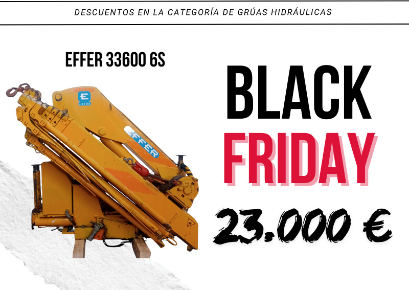 Grúa hidráulica Effer 33600 6S - Grúa para camión: foto 1 Grúa hidráulica Effer 33600 6S - Grúa para camión: foto 1