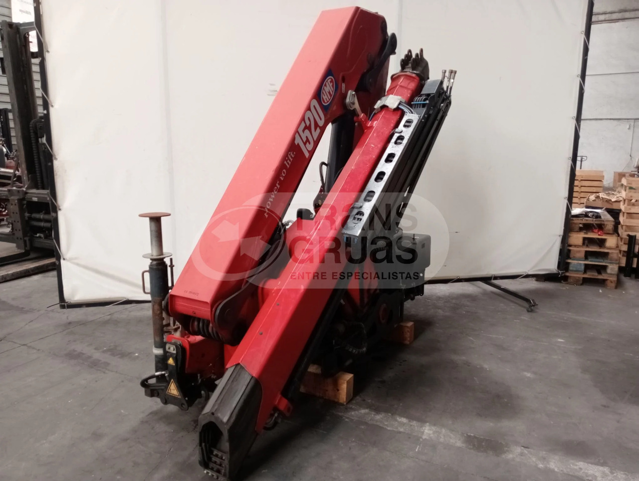 Grúa hidráulica HMF 1520 K4 - Grúa para camión: foto 4 Grúa hidráulica HMF 1520 K4 - Grúa para camión: foto 4