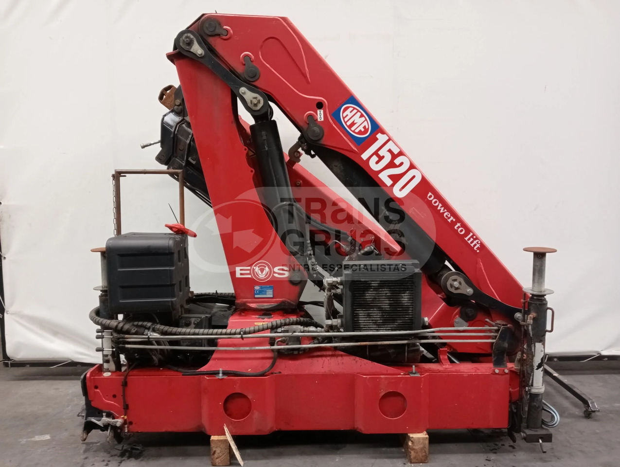 Grúa hidráulica HMF 1520 K4 - Grúa para camión: foto 1 Grúa hidráulica HMF 1520 K4 - Grúa para camión: foto 1