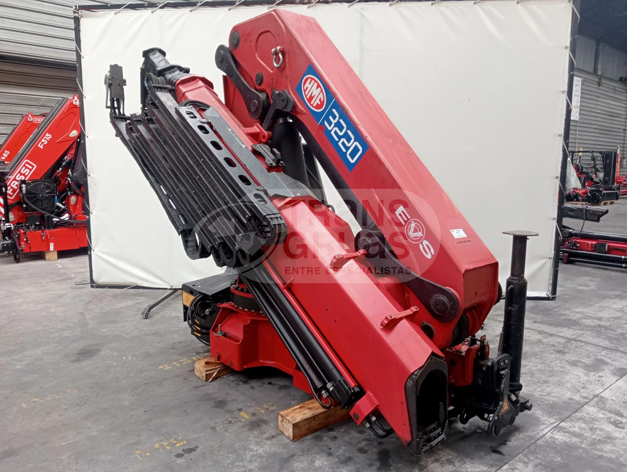 Grúa hidráulica HMF 3220 K6 - Grúa para camión: foto 1 Grúa hidráulica HMF 3220 K6 - Grúa para camión: foto 1