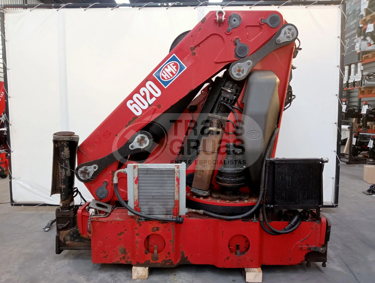 Grúa hidráulica HMF 6020 - Grúa para camión: foto 2 Grúa hidráulica HMF 6020 - Grúa para camión: foto 2