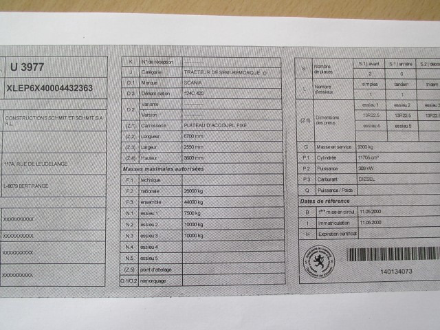 Scania 124C.420 6x4 - Cabeza tractora: foto 5 Scania 124C.420 6x4 - Cabeza tractora: foto 5