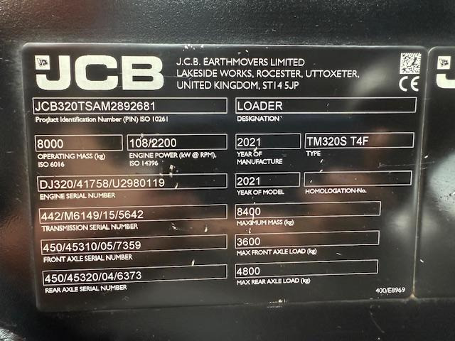 JCB TM 320 S T4F - Manipulador telescópico: foto 5 JCB TM 320 S T4F - Manipulador telescópico: foto 5