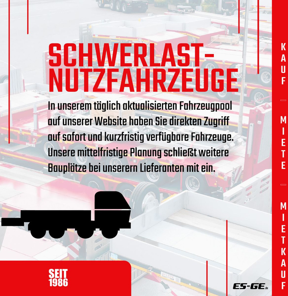 ES-GE 3-Achs Sattelanhänger - Rungen + CV - Semirremolque plataforma/ Caja abierta: foto 4 ES-GE 3-Achs Sattelanhänger - Rungen + CV - Semirremolque plataforma/ Caja abierta: foto 4