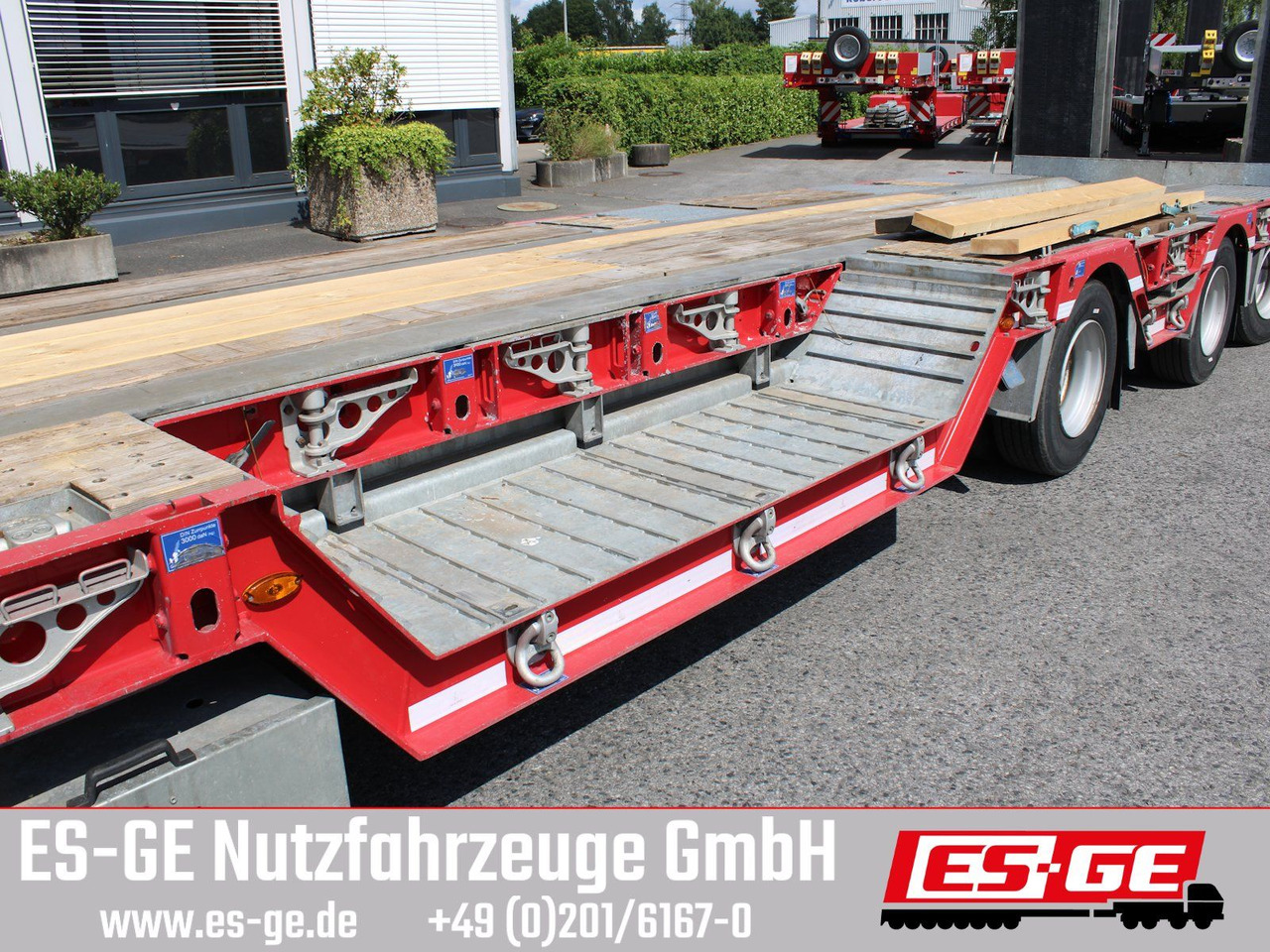 Semirremolque góndola rebajadas ES-GE 3-Achs-Satteltieflader, Radmulden: foto 6