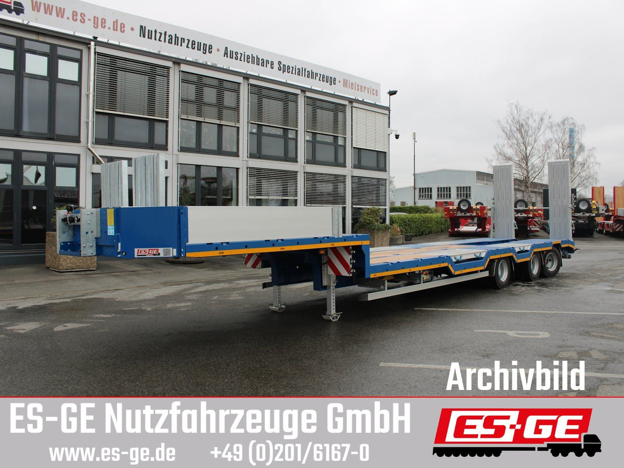 ES-GE 3-Achs-Satteltieflader - Radmulden - Semirremolque góndola rebajadas: foto 2 ES-GE 3-Achs-Satteltieflader - Radmulden - Semirremolque góndola rebajadas: foto 2