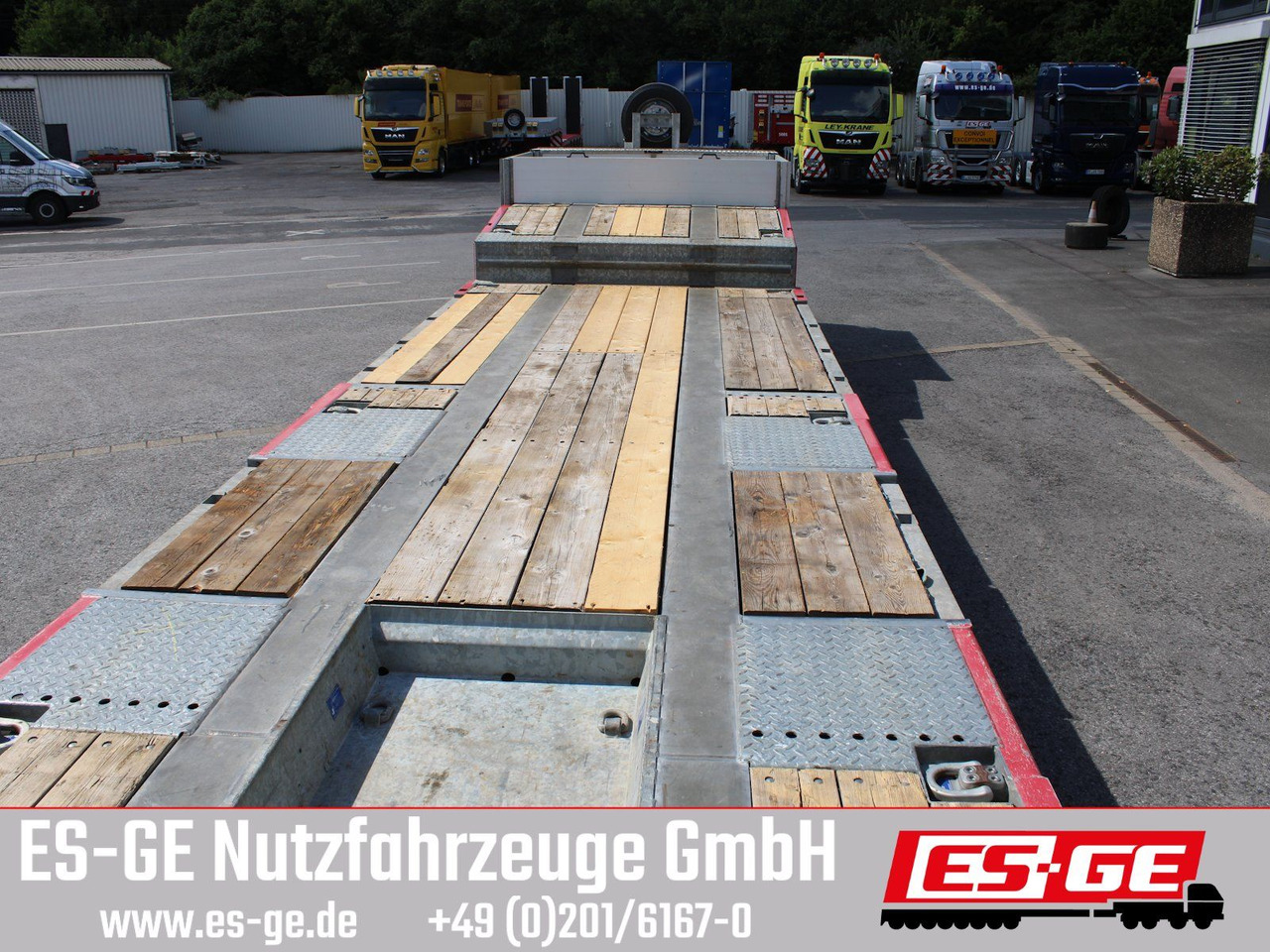 Semirremolque góndola rebajadas ES-GE 3-Achs-Satteltieflader, Radmulden: foto 9