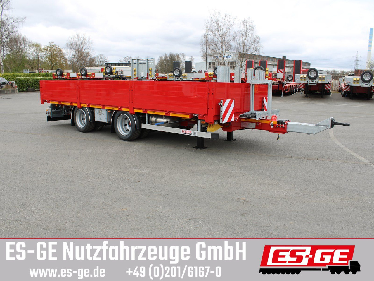 ES-GE Tandemanhänger - Containerverr. - Remolque plataforma/ Caja abierta: foto 3 ES-GE Tandemanhänger - Containerverr. - Remolque plataforma/ Caja abierta: foto 3