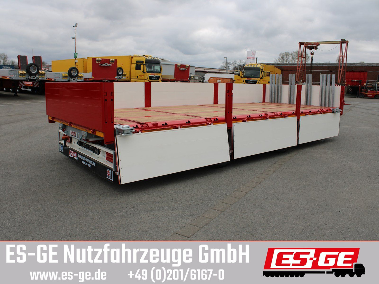 ES-GE Tandemanhänger - Containerverr. - Remolque plataforma/ Caja abierta: foto 5 ES-GE Tandemanhänger - Containerverr. - Remolque plataforma/ Caja abierta: foto 5