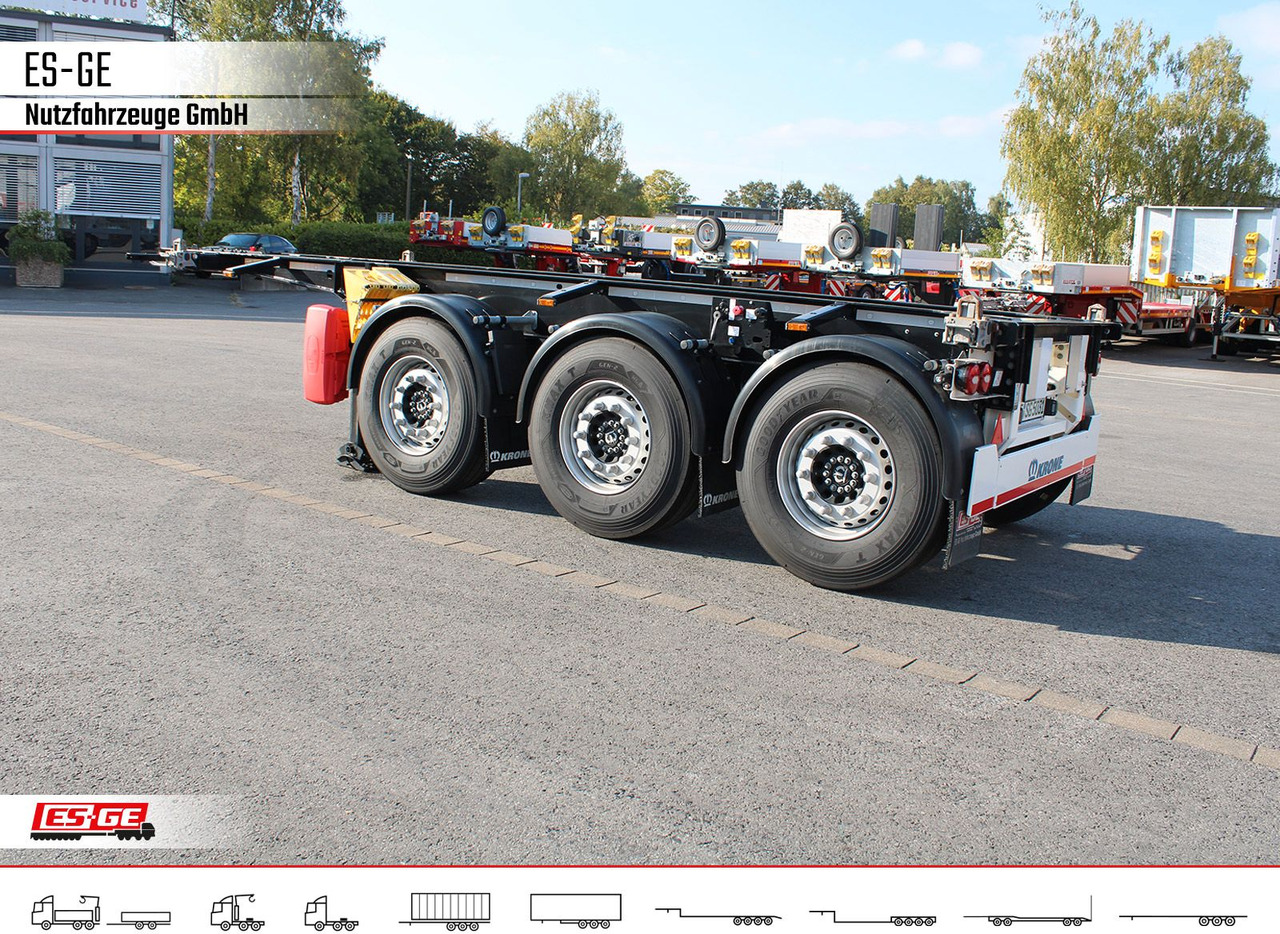 Krone Box Liner 3-Achs-Containerchassis 20' - Semirremolque portacontenedore/ Intercambiable: foto 1 Krone Box Liner 3-Achs-Containerchassis 20' - Semirremolque portacontenedore/ Intercambiable: foto 1