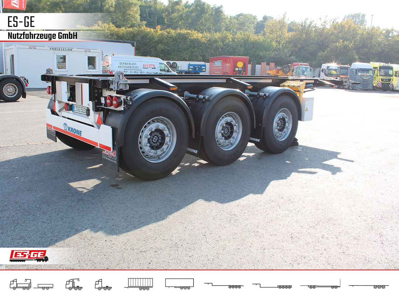 Krone Box Liner 3-Achs-Containerchassis 20' - Semirremolque portacontenedore/ Intercambiable: foto 4 Krone Box Liner 3-Achs-Containerchassis 20' - Semirremolque portacontenedore/ Intercambiable: foto 4
