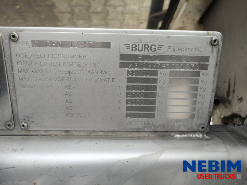 Burg BPDO 12-27 Z - 26.930Ltr - Semirremolque cisterna: foto 4 Burg BPDO 12-27 Z - 26.930Ltr - Semirremolque cisterna: foto 4