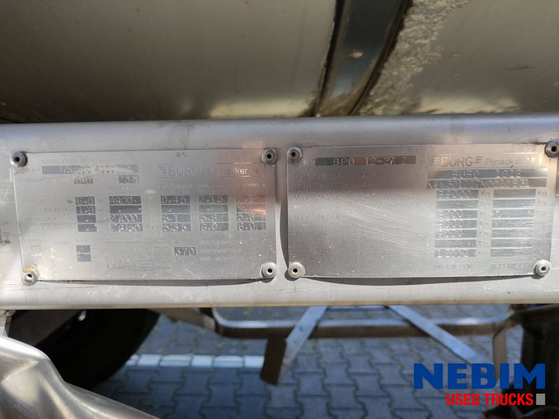 Burg BPO 12-27 Z - Tank 26.165 Ltr - Semirremolque cisterna: foto 4 Burg BPO 12-27 Z - Tank 26.165 Ltr - Semirremolque cisterna: foto 4