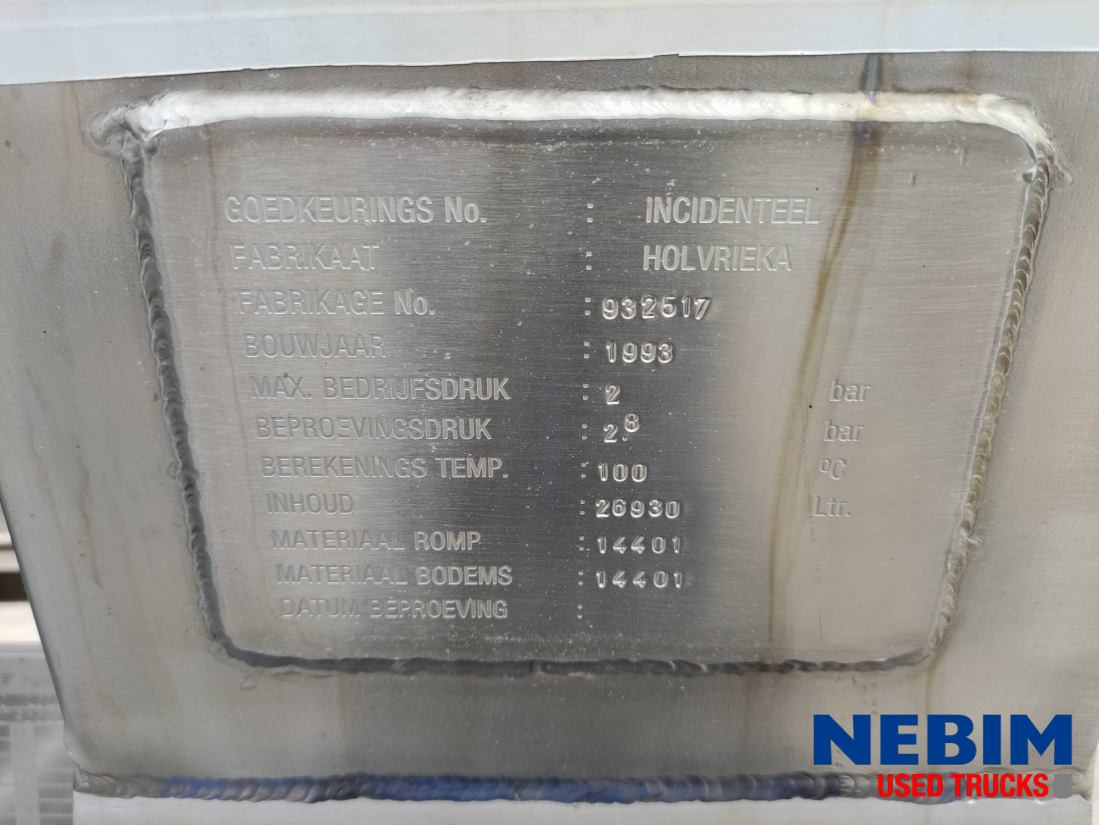 Burg Bpdo 12-27 Z - 26930Ltr - Semirremolque cisterna: foto 3 Burg Bpdo 12-27 Z - 26930Ltr - Semirremolque cisterna: foto 3