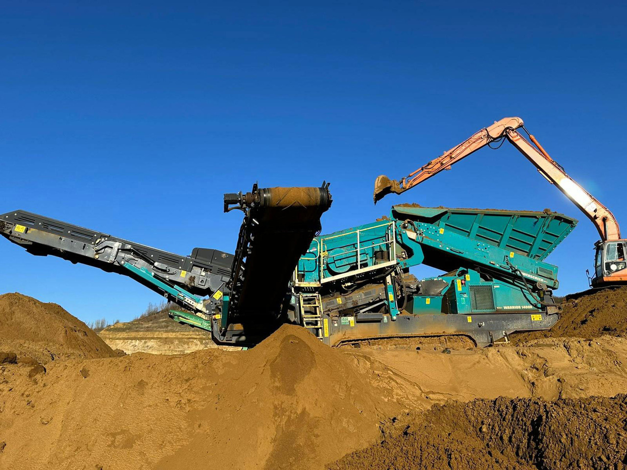 Powerscreen Warrior 1400x - Cribadora: foto 2 Powerscreen Warrior 1400x - Cribadora: foto 2