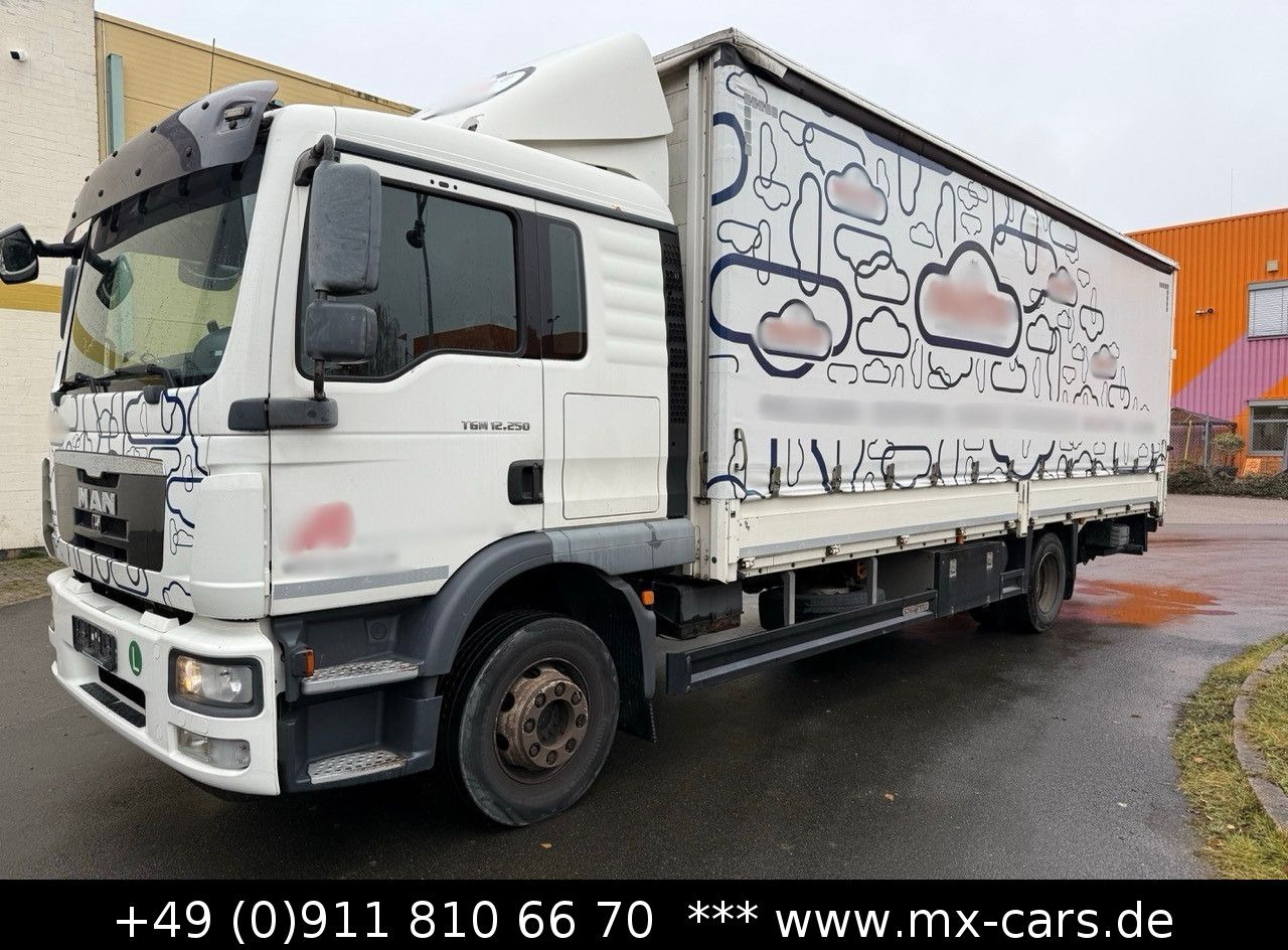 MAN TGM 12.250 Pritsche Plane LBW Schlafkabine Autom - Camión lona: foto 1 MAN TGM 12.250 Pritsche Plane LBW Schlafkabine Autom - Camión lona: foto 1
