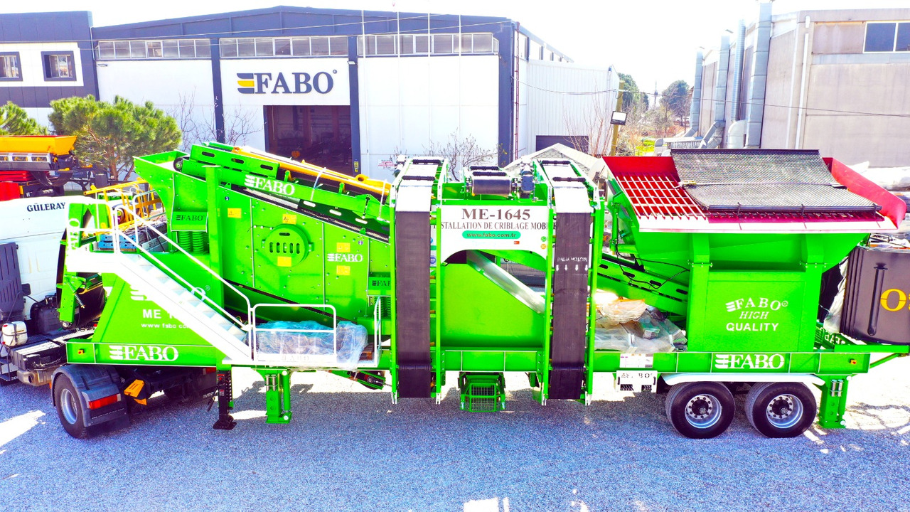 Cribadora nuevo FABO ME 1645 SERIES MOBILE SAND SCREENING PLANT: foto 1