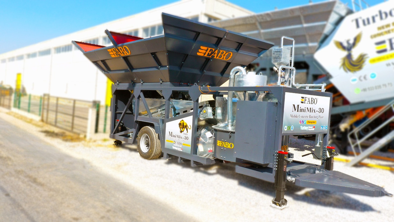 FABO Mobile Concrete Batching Plants - Planta de hormigón: foto 1 FABO Mobile Concrete Batching Plants - Planta de hormigón: foto 1