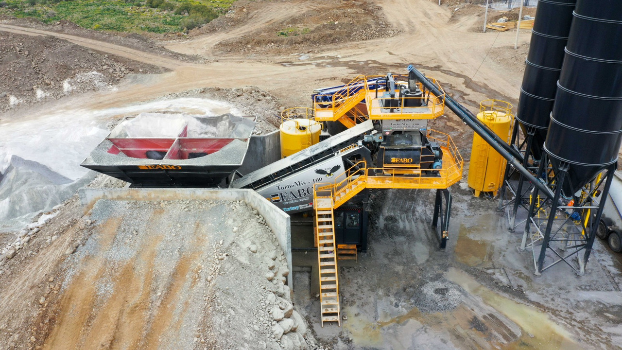 Planta de hormigón nuevo FABO mobile concrete batching plant: foto 15