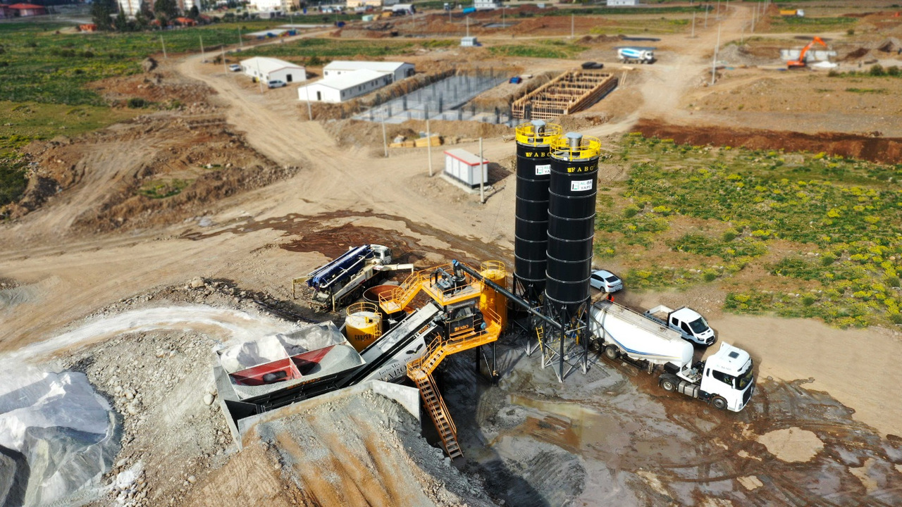 Planta de hormigón nuevo FABO mobile concrete batching plant: foto 7