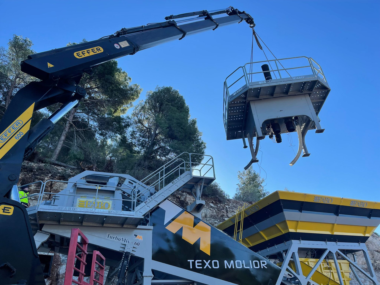 Planta de hormigón nuevo FABO mobile concrete batching plant: foto 42 Planta de hormigón nuevo FABO mobile concrete batching plant: foto 42