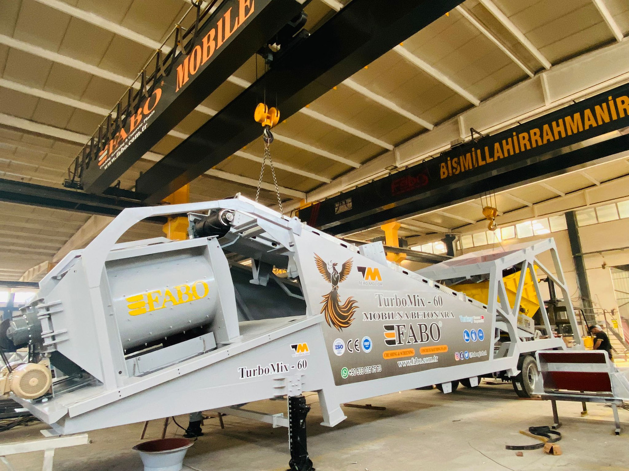 Planta de hormigón nuevo FABO mobile concrete batching plant: foto 7 Planta de hormigón nuevo FABO mobile concrete batching plant: foto 7