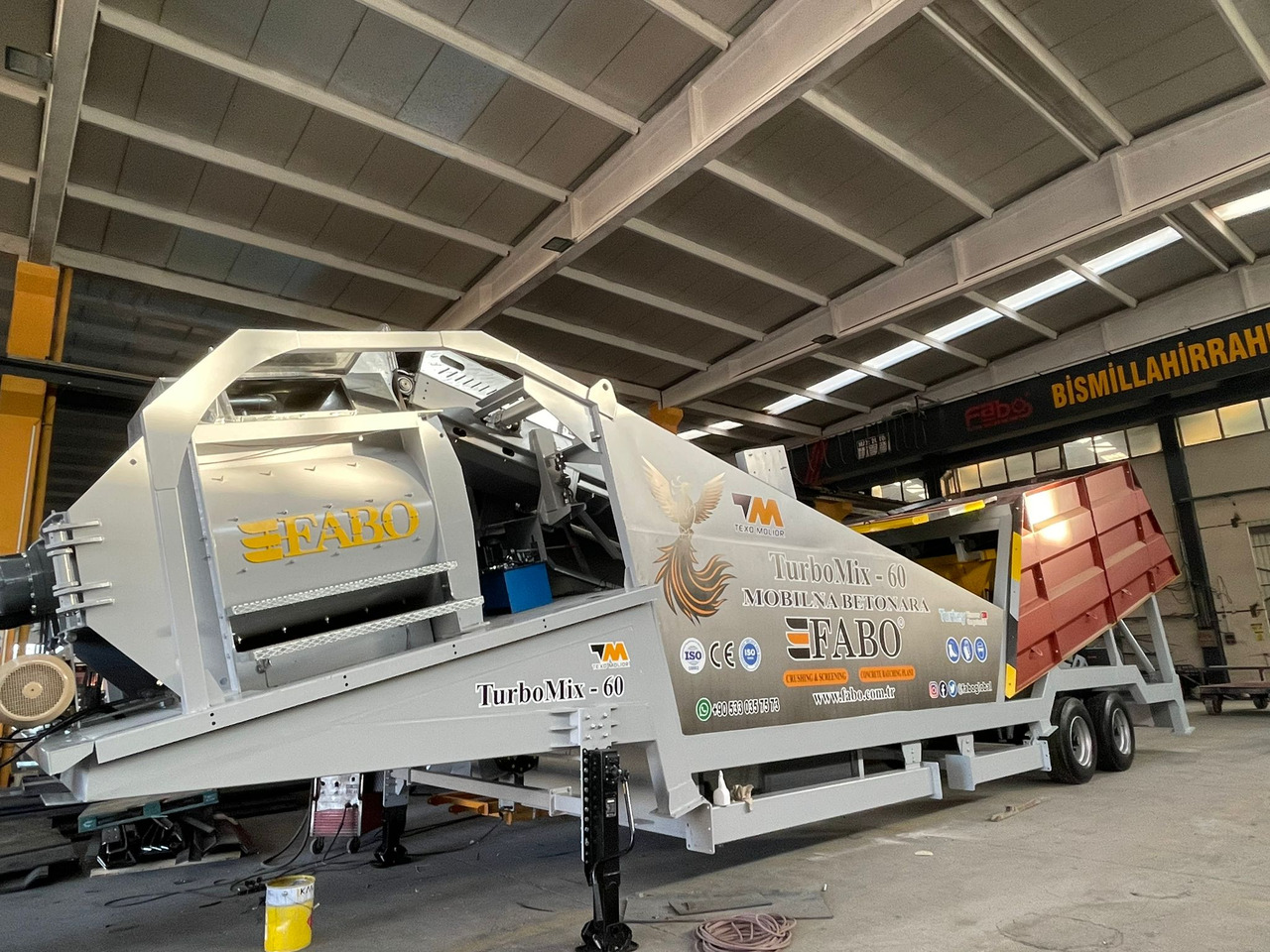 Planta de hormigón nuevo FABO mobile concrete batching plant: foto 12 Planta de hormigón nuevo FABO mobile concrete batching plant: foto 12