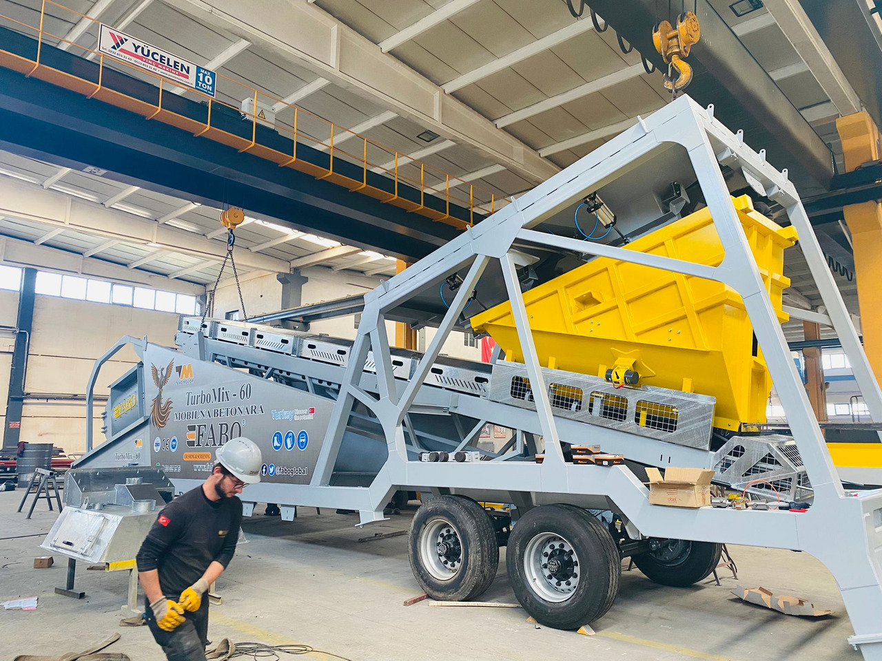 Planta de hormigón nuevo FABO mobile concrete batching plant: foto 8 Planta de hormigón nuevo FABO mobile concrete batching plant: foto 8