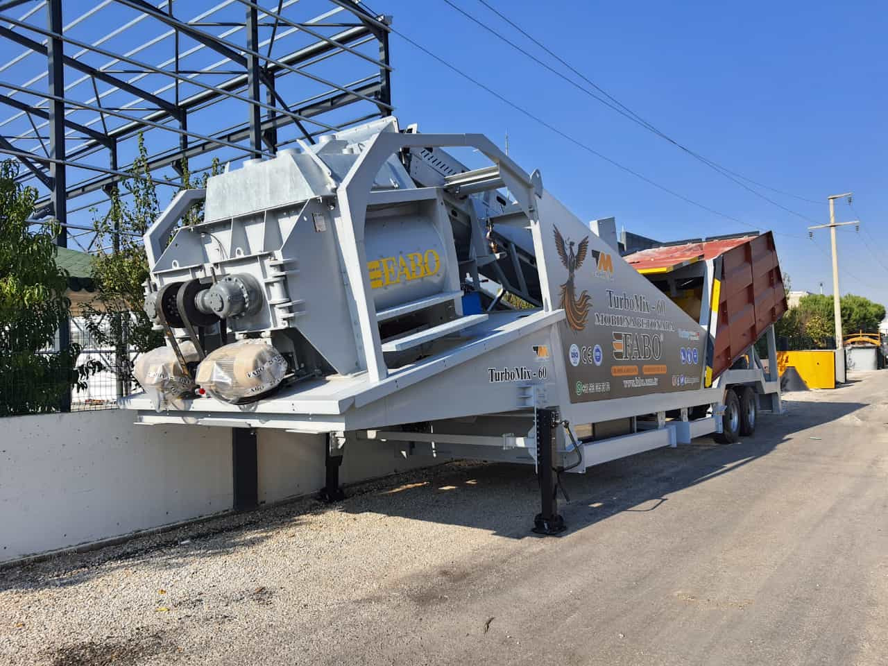 Planta de hormigón nuevo FABO mobile concrete batching plant: foto 23 Planta de hormigón nuevo FABO mobile concrete batching plant: foto 23